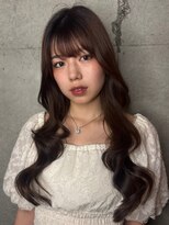 リークフー(Ree cu fuu)&nbsp;小顔夏ふんわりレイヤー大人可愛いナチュラルブラウン