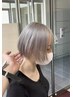 【ご新規様限定50%OFF ブリーチ応援!Wカラー】カット+ブリーチ+カラー+Tr