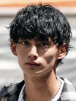 バイフィフス 原宿/表参道(by fifth)&nbsp;原宿シャドウパーマメンズカットセンターパートウルフ刈り上げ