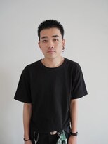 プールサイド(POOLSIDE)&nbsp;ピンパーマ　メンズパーマ　スパイキー　博多区　東区　吉塚