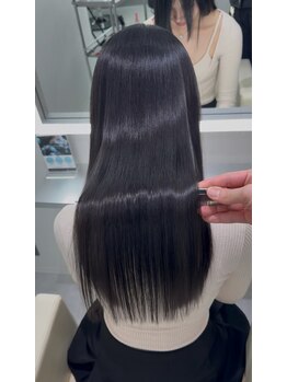 テイス 新宿(TACE)の写真/酸性ストレート+TR￥29700★髪へのダメージを最小限に[エクステ/ケアブリーチ/ダブルカラー/ハイトーン新宿]
