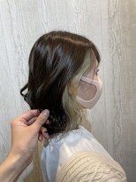 テーラヘアー 北越谷店(TELA HAIR)&nbsp;☆イエローホワイト☆インナーカラー【TERA HAIR】