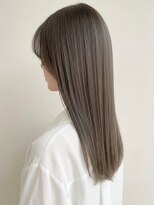 アムール稲田堤(amour)&nbsp;透明感髪質改善カラーブリーチなしオリーブグレージュ夏カラー