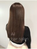 Ail　style　ナチュラルストレート☆ミルクティーベージュ