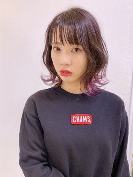 ダリー 発寒南店(Dali) ミディアム×ピンクパープル 担当田中俊蔵