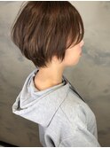 【Emuest心斎橋】大人×丸みショートボブディ×センターパート