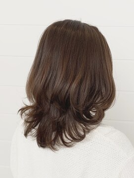 シェノン(Chainon) ミディアムひし形スタイル×ヘアエステ[水戸/髪質改善]