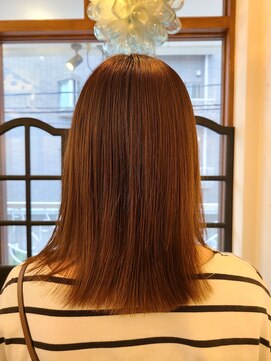 ヘアデザイン エソラ(hair design esora) 柔らかく仕上げるストレートパーマ