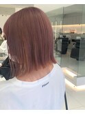 【rays×金本】ピンクベージュ×ボブ