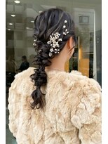 タイドヘア 茨木店(TIDE HAIR)&nbsp;編み下ろしアレンジ