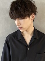 【PARK】メンズミディアムマッシュ×くせ毛風パーマ