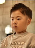 束感ショートアップバング【キッズカット/メンズヘア】