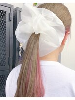 キジ(KIJI) ★ミルクティーベージュ×コーラルピンク×アレンジ★