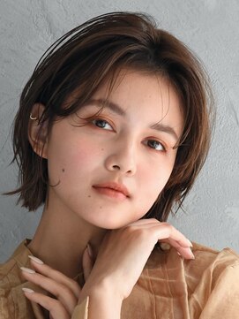 アース コアフュールボーテ 上越店(EARTH coiffure beaute) 抜け感こなれボブ