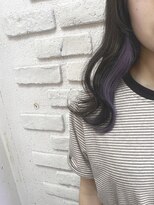 ビランチェ 池袋(bilancia)&nbsp;イヤリングカラーラベンダーカラーインナーカラーパープル