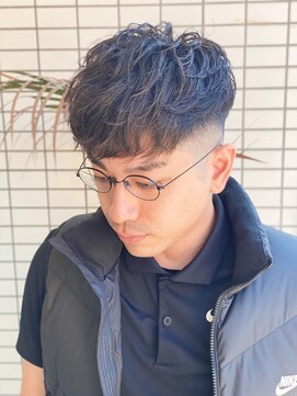 スウェル 船橋店(Swell) ハイライト/マッシュパーマ/ウルフ/アッシュブラック