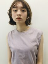 【切りっぱなし】【外ハネ】【シースルーバング】