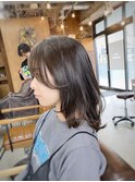 【山本智文】ダークシアーカラーワンカールセミディレイヤー