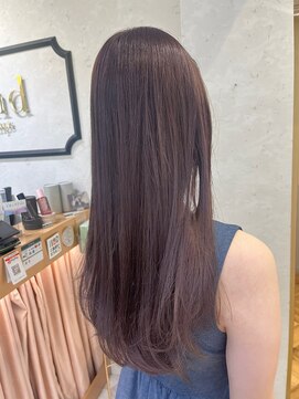 ロンドプランタン 恵比寿(Lond Printemps) ブリーチなしダブルカラーくすみラベンダーブラウン【中居】