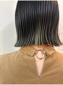 オリーブ ハイライト ボブ