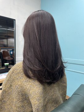 ロフティー 清澄白河(LOFTY) ミディアムレイヤー/韓国/ブラウンベージュ/髪質改善/清澄白河