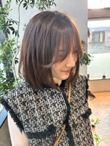 イェル(ELL.) 柔らかストレート大人かわいい韓国風バング☆ボブ