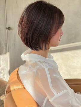 アフロート ルヴア(AFLOAT RUVUA) 似合わせ ショート ボブ 30代 40代 小顔 新宿 ひし形 前上がり