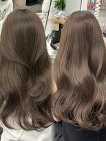 アマトウキョウ アユンチェ(AMA TOKYO×AYUNCHE)&nbsp;オリーブベージュ  ミルクティーベージュ  透明感カラー