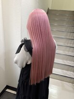 シック(chic.)&nbsp;ピンクカラー/ハイトーンロング/福岡天神ブリーチ/ケアブリーチ