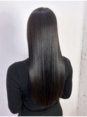 美髪ロング韓国ヘア前髪カットおくれ毛_ba543892