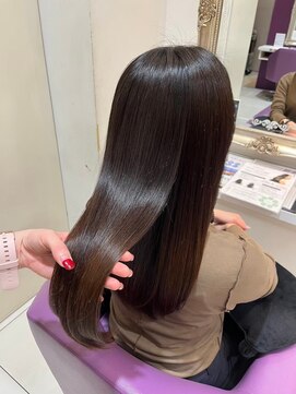 ハピネス 河原町店(Happiness) 髪質改善 レイヤーカット ブリーチなし 透明感カラー 京都美容室