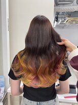 アライブ ハラジュク(ALIVE harajuku) 【ALIVE yu-ki ピンクとイエローのmixグラデーションカラー】