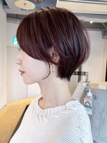 アイティーバイアルバム 藤沢店(IT by ALBUM)&nbsp;ショート顔周りレイヤーグレージュくびれヘア_ba434831