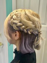 マティーナ ヘアー 池袋(Matina hair)&nbsp;【編み込みハーフアップ】池袋美容室