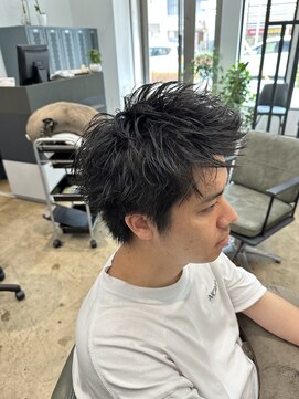 アロー 船橋店(AROH) スパイキーショート/ラルフカール/シャドウパーマ/men's/船橋