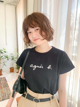 ヨハ ク ニュアンスパーマボブ