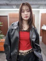 ニコ トウキョウ 渋谷(nico TOKYO)&nbsp;グレージュ韓国ミディアムボブレイヤーウルフボブレイヤーカット