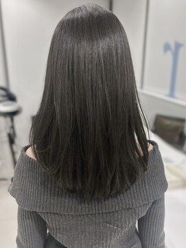 エアー 青山(AIR) オリーブブラウンモカグレージュブリーチなし透明感