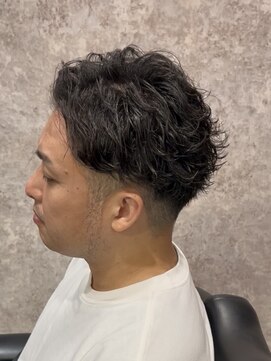 ツイストスパイラル　ミックス　パーマ