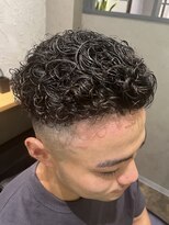 ワンラッキー(ONE LUCKY)&nbsp;極道パーマ　バックスタイル