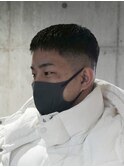 MEN'S/クロップ×スキンフェード/黒髪/短髪