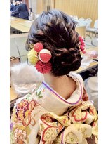 イタクラ 赤道店 (ITAKURA)&nbsp;成人式／アップスタイル／ロープアレンジ／お団子／卒業式