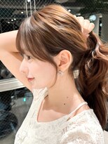 マインバイアフロートギンザ(MYNE by AFLOAT GINZA)&nbsp;顔周りカット/キャラメルブラウン/チョコブラウン