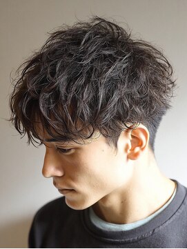 アンフレール メンズピンパーマ