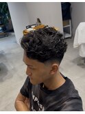 ラルフカール リバースセンターパート 毛流れセンターパート