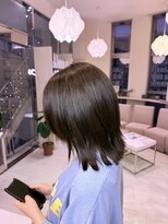 ヘアメイクアン(Hair Make Une)&nbsp;ハッシュカット×オリーブカラーで叶える♪トレンド感たっぷり◎