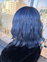 トッカ 中目黒店(tocca)&nbsp;☆ブリーチあり！サファイアブルーカラー♪♪