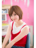 キュートに魅せる！小顔マッシュ