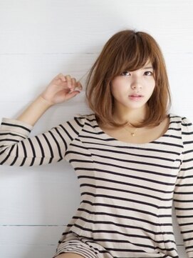 ペイジー 溝の口(Peissy) フリンジバングがポイント♪ゆるふわミディアムボブ☆
