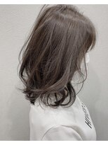 カモン(CAMON)&nbsp;[CAMON. ]#くすみベージュ#鎖骨ミディ#ブリーチ無ハイライト